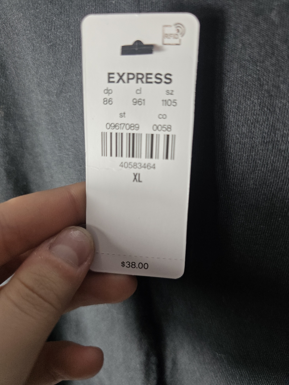 Express Black Long Sleeve Top with Puff Shoulders XL NEW Work Wear - Picture 3 of 5